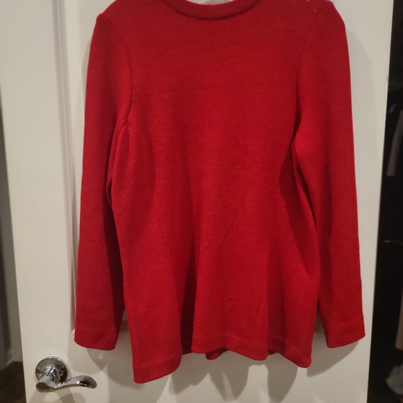 Vintage ST. JOHN COLLECTION by Marie Gray Red pleated skirt and top. - Picture 1 of 13